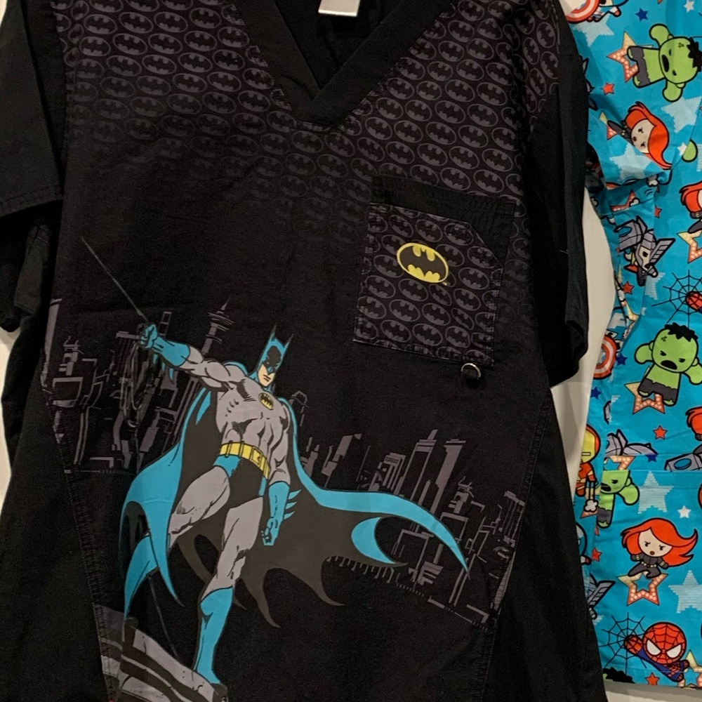 Batman Scrub Top